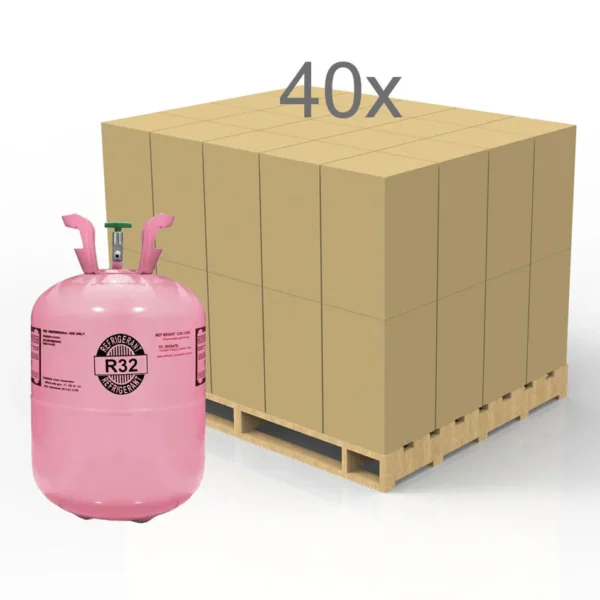 R32 Refrigerant 20LBS FULL PALLET (40 Cylinders)
