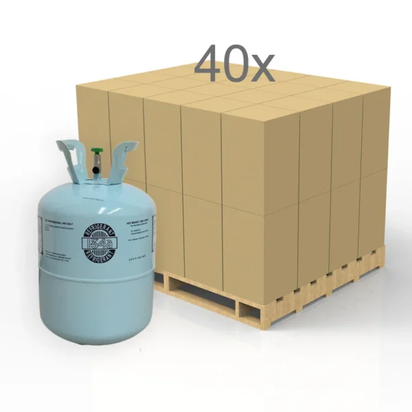 R134A Refrigerant 30LBS 20 FULL PALLET (40 Cylinders)