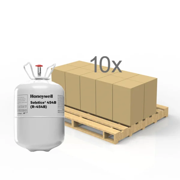 R454B Refrigerant 20lb QTR PALLET (10 Cylinders)